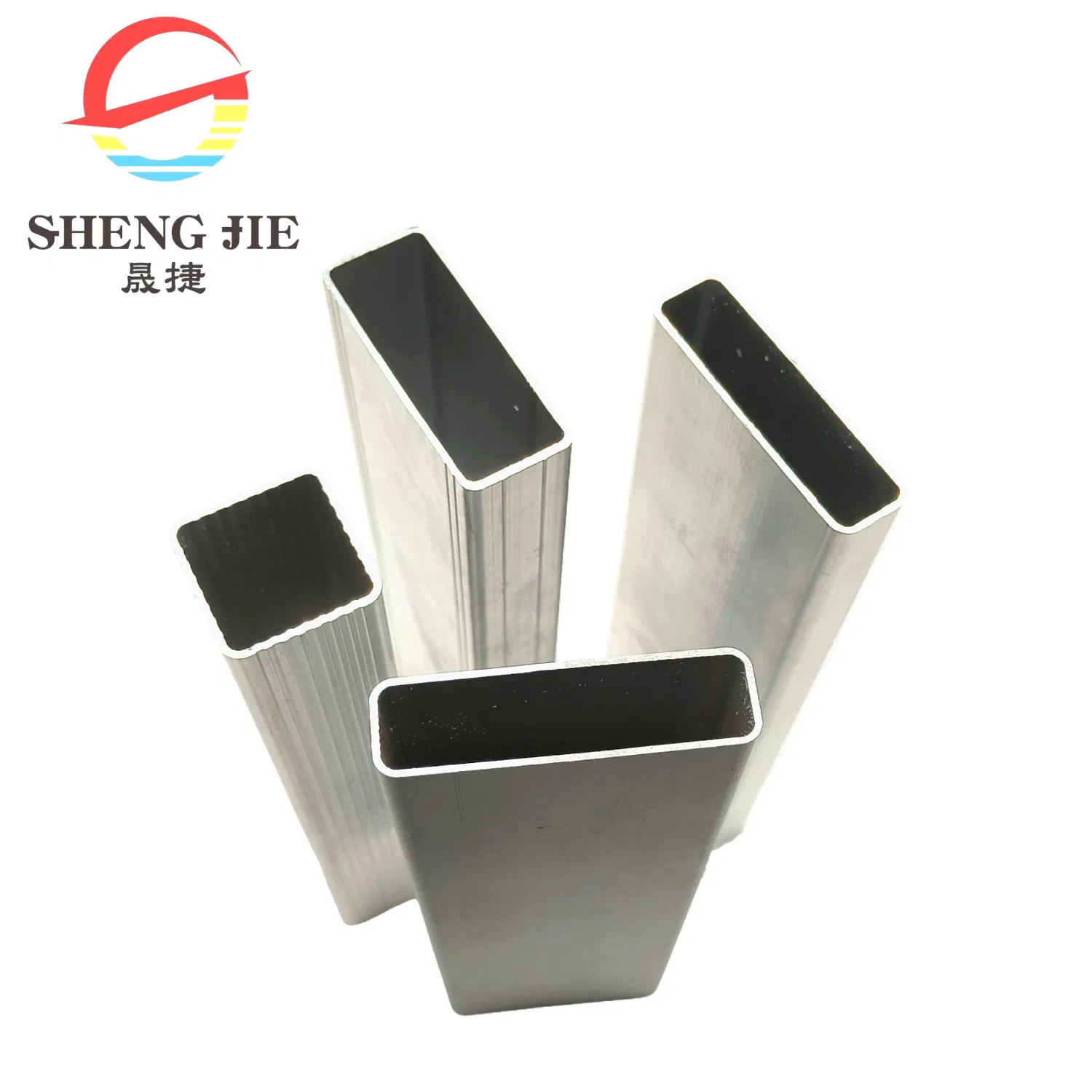 China Manufacturer Different Shape Aluminum Extrusion Profile Square Rectangle Tubing 6063 Round Pipe