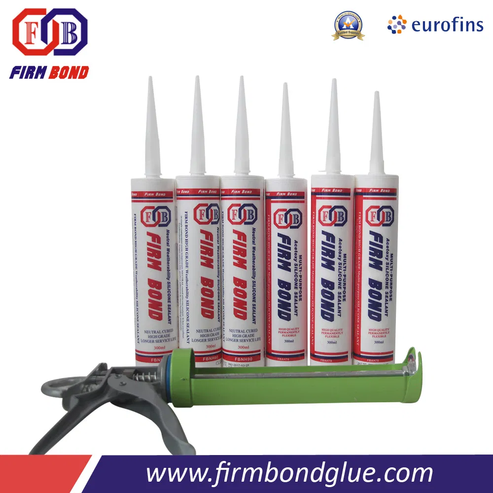 Household Glass and Aluminum 100% RTV Silicone Sealant