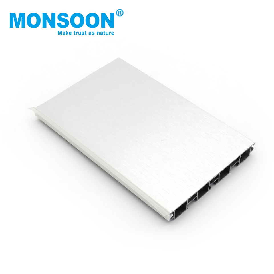 Hardware Accessories Durable Wood-Grain Wall Panel 50*12mm Withe Black Aluminum Alloy Floor Baseboards Skirting Board