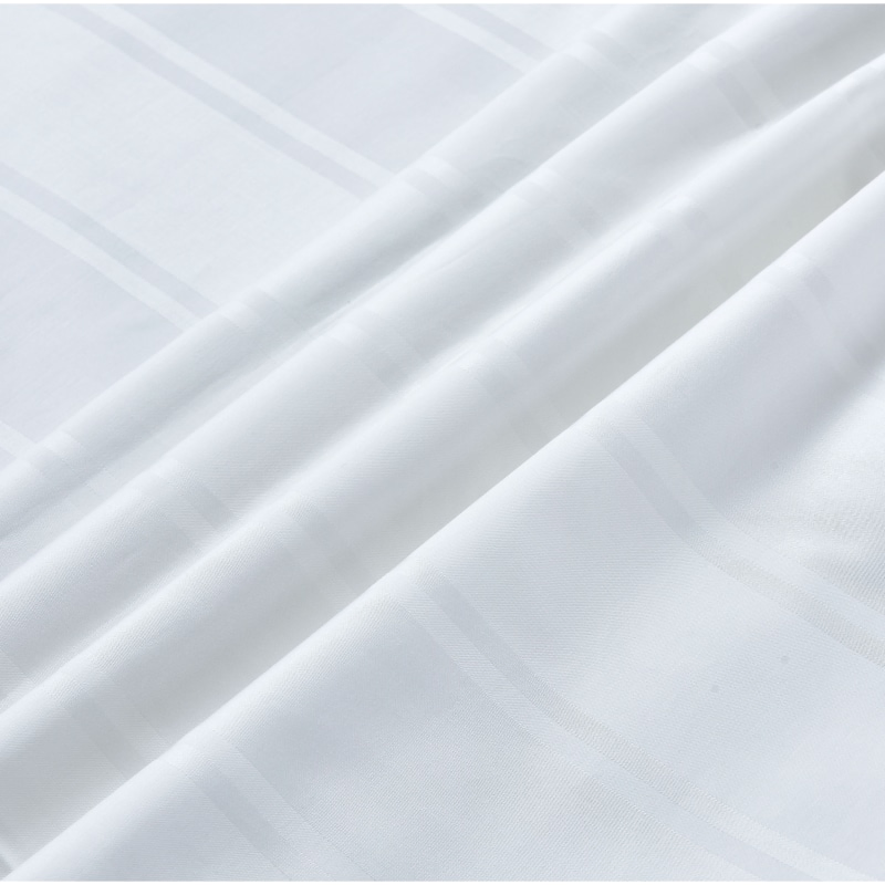 Hotel Bedding High Quality Hot Sale! Chifang Cumulus Hotel Top Bed Sheet+Hotel Bed Sheet White Striped Queen
