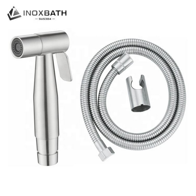 Modern Black Bidet Shattaf Spray Set for a Sophisticated Bathroom Experience