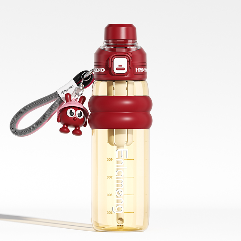 Стильная бутылка для воды BPA-Free с трубочкой