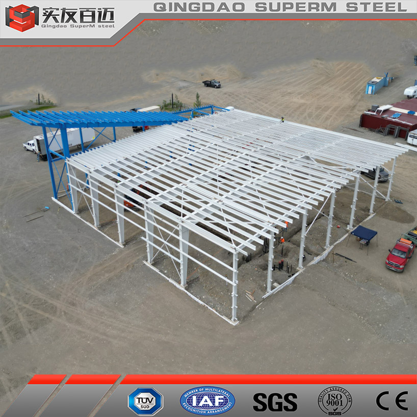 Prefabricated Storage Steel House Metal Warehouse Shopping Mall Supermarket Commercial Buildings