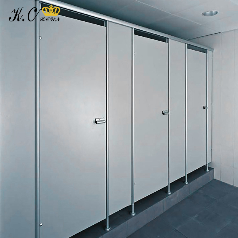 Environmentally Friendly Decorative High-Pressure Laminate Sheet Airport Washroom Toilet Cubicle Partitions