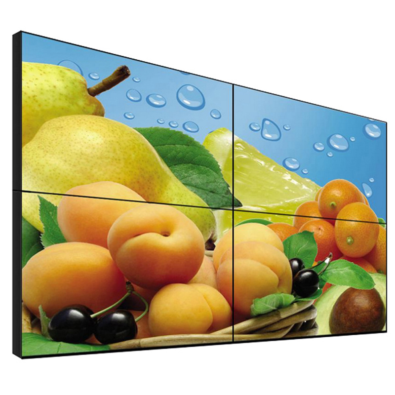 55-Inch 178/178 Viewing Angle LCD Video Wall Display with High Contrast Ratio