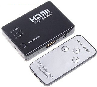 3CH Input 1CH Output 4K HDMI Switch with Remote Controller