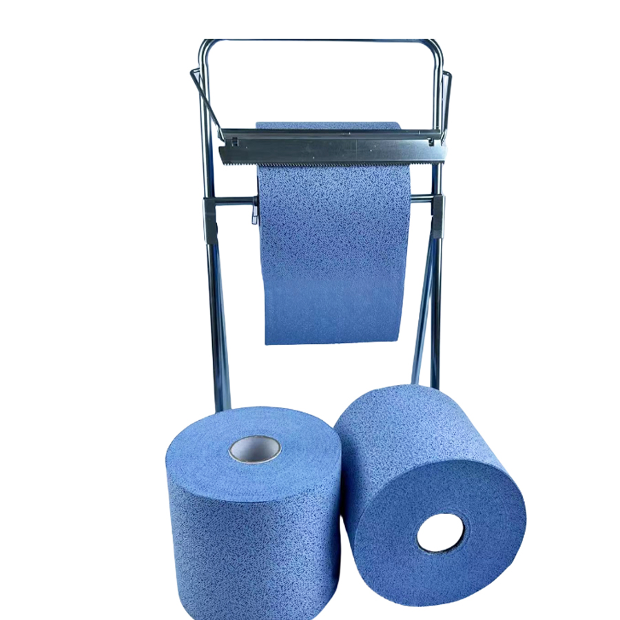 Meltblown Nonwoven Oil Absorbing Wipes Microfiber Printhead Glasses Cloth Roll Industrial Cleaning Wipes