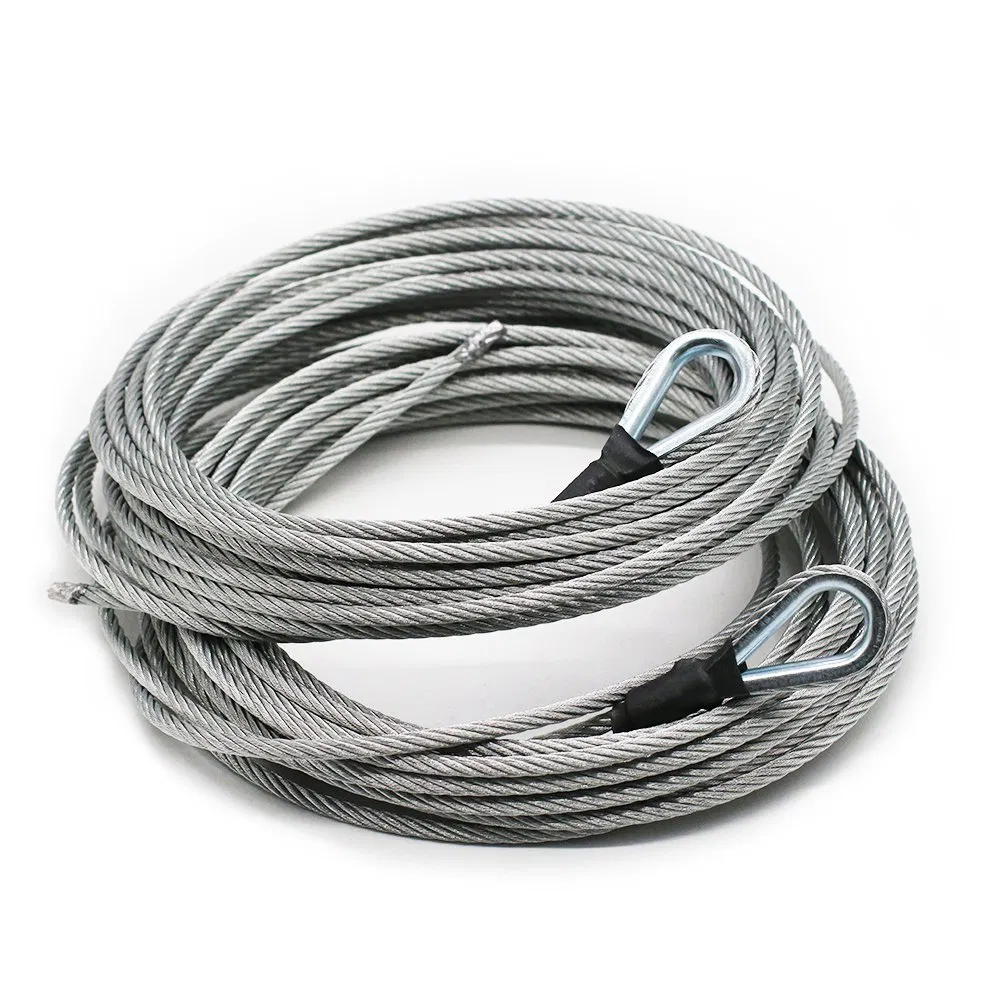 4mm 5mm electric Galvanized Steel Wire Rope for Rolling Shutter Doors