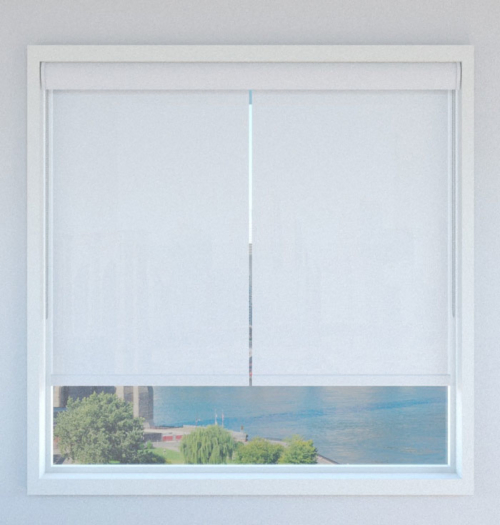 Tuya WiFi Alexa Zigbee Double Zebra Window Roller Shades Blinds