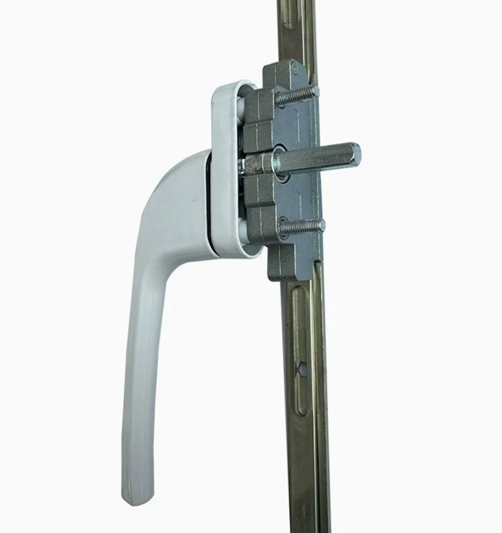 Multi Points Casement Door and Window Aluminum Handle with Lock 7-Shape