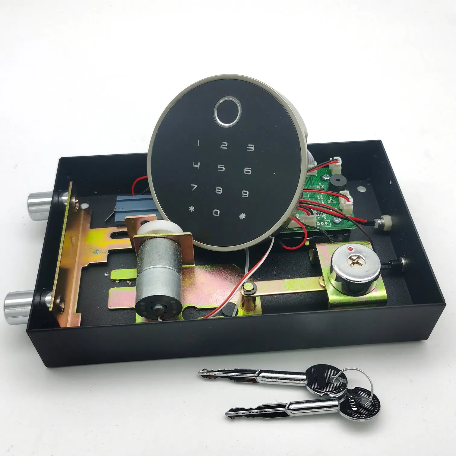 Motorised Mechanism Fingerprint Hotel Safe Lock with Biometric Keypad