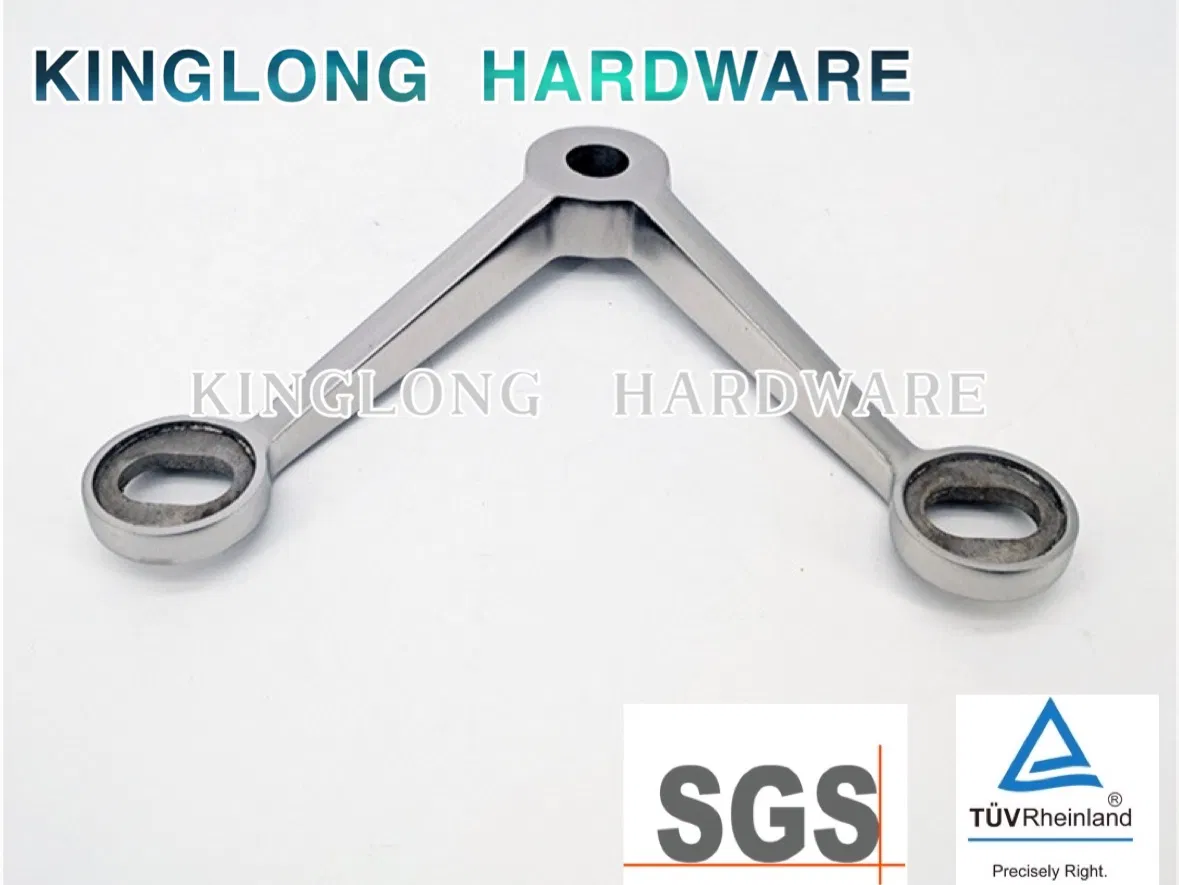 Stainless Steel Glass Hardware 90 Degrss 2arms Curtain Wall Glass Spider