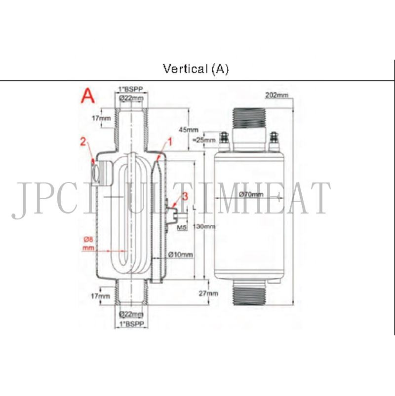 Проточный водонагреватель JPCI 9SU113 3000Вт