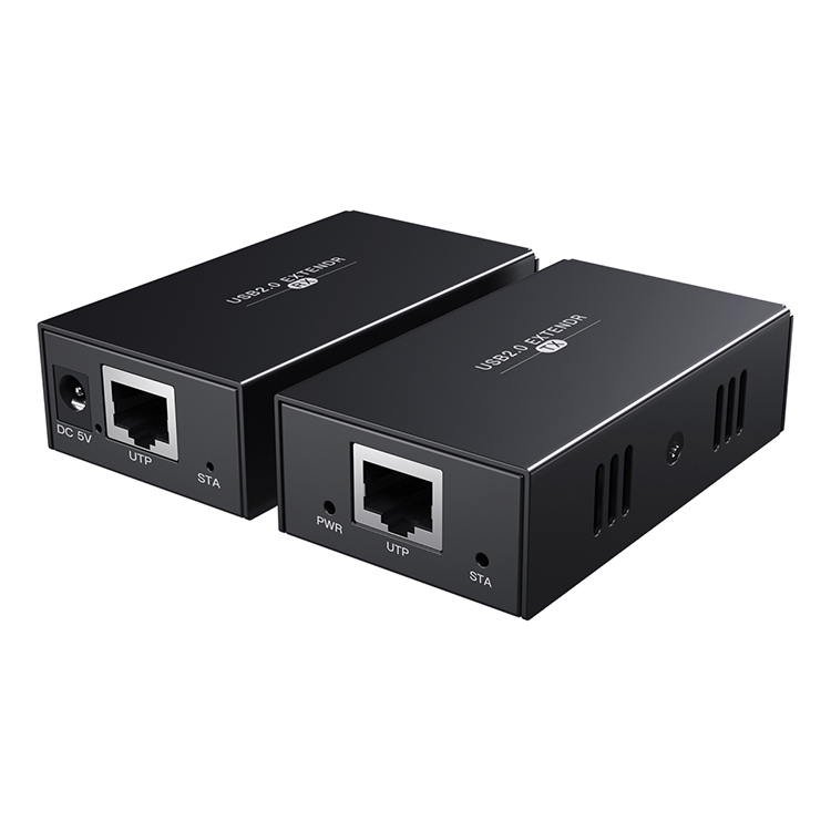 Zero Delay 1080P 50m USB CAT6 Kvm Etehrnet Extender with Loop