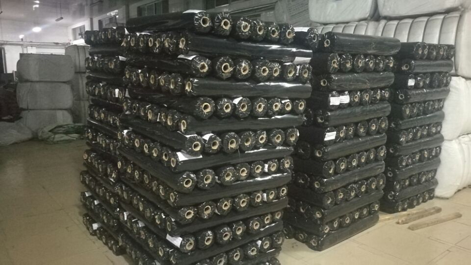 Weed Control Mat Ground Cover Silt Fence Black PP Fabric Landscaping