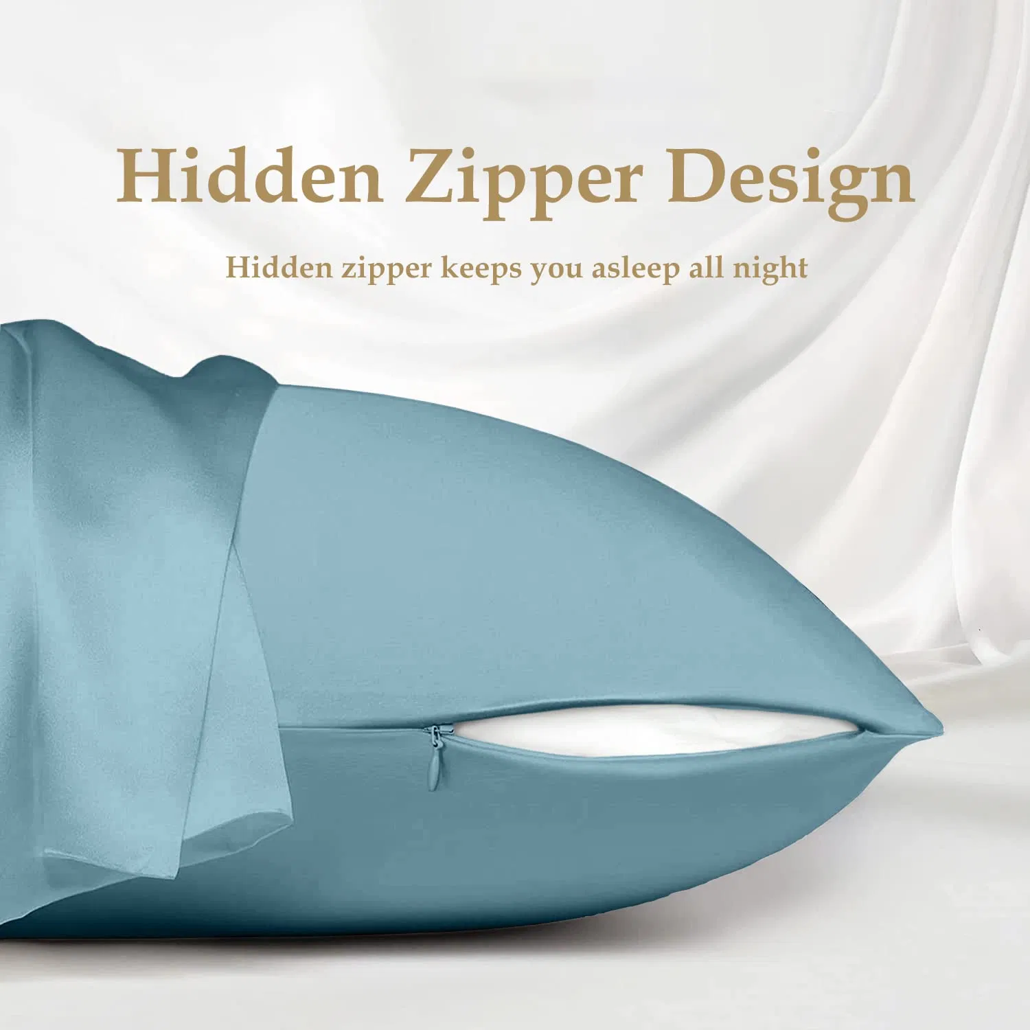 19 22 25 30 Momme Washable Luxury Pure 100% Mulberry Natural Silk Pillowcase with Zipper or Envelope Silk Pillow Case