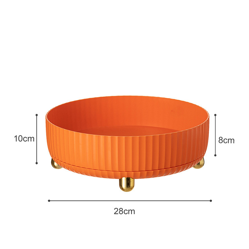 Storage Display Rack Fruit Basket Multifunctional Turntable Storage Mi22341