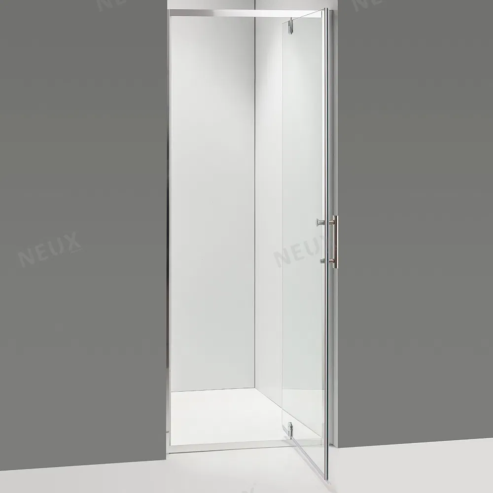 Wholesale Customized Tempered Glass Shower Door with Hinges