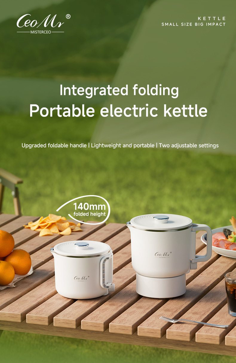Foldable Travel Kettle 316 Stainless Steel Multi-Function Boiler