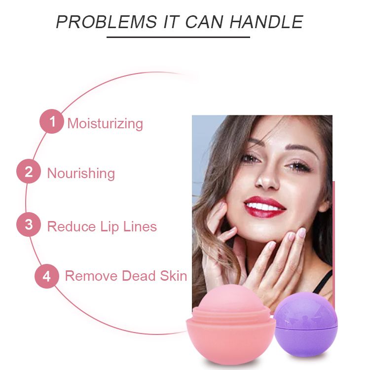 Organic Reduce Lip Lines Nourishing Chapstick Remove Dead Skin Exfoliating Lip Balm