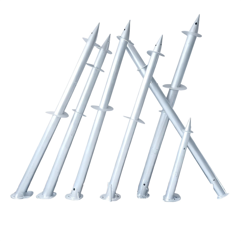 Винтовые сваи для солнечных панелей с оцинковкой