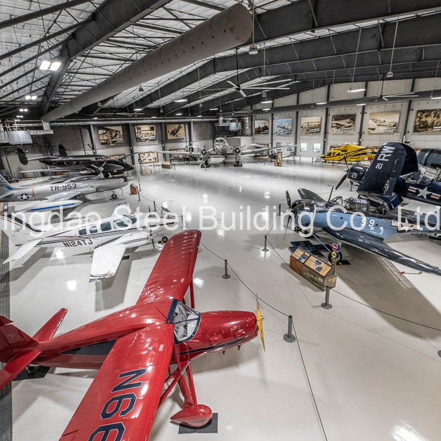 Deign High Quality Prefaricated Workshop Prefab Steel Structure Airplane Shed Aircraft Hangar