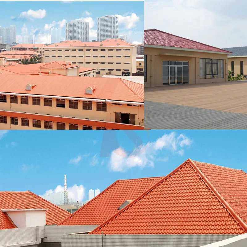PVC Roofing Sheet Customized ASA Coating Spanish Synthetic Resin Roof Tile PVC Tejas