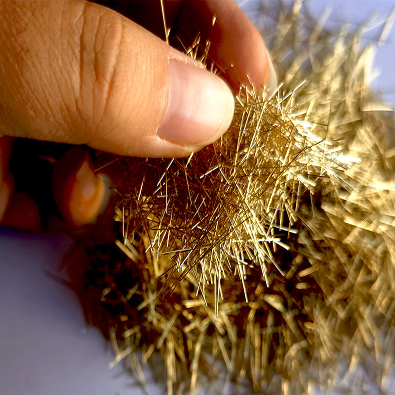 Copper Steel Fiber Copper-Plated Steel Fiber for Reinforcement Concrete