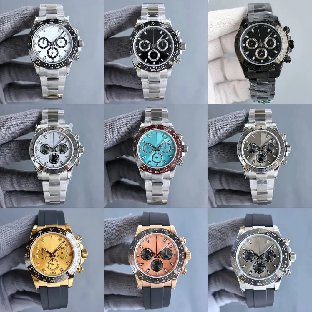 Mens Watch Luxury Womenwatch 40mm Watches Movement Watches Stainless Watchstrap Ceramic Halloween