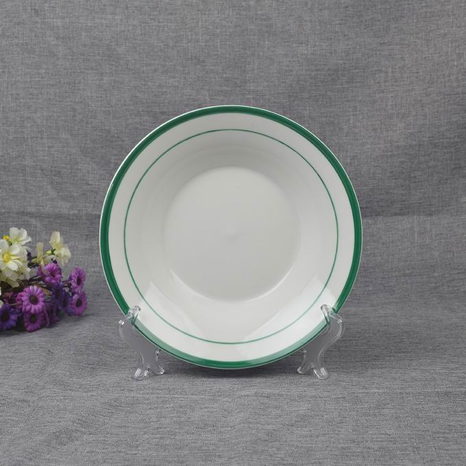 Soup Plate 8" Hands Color Line Porcelainware Ceramics Tableware