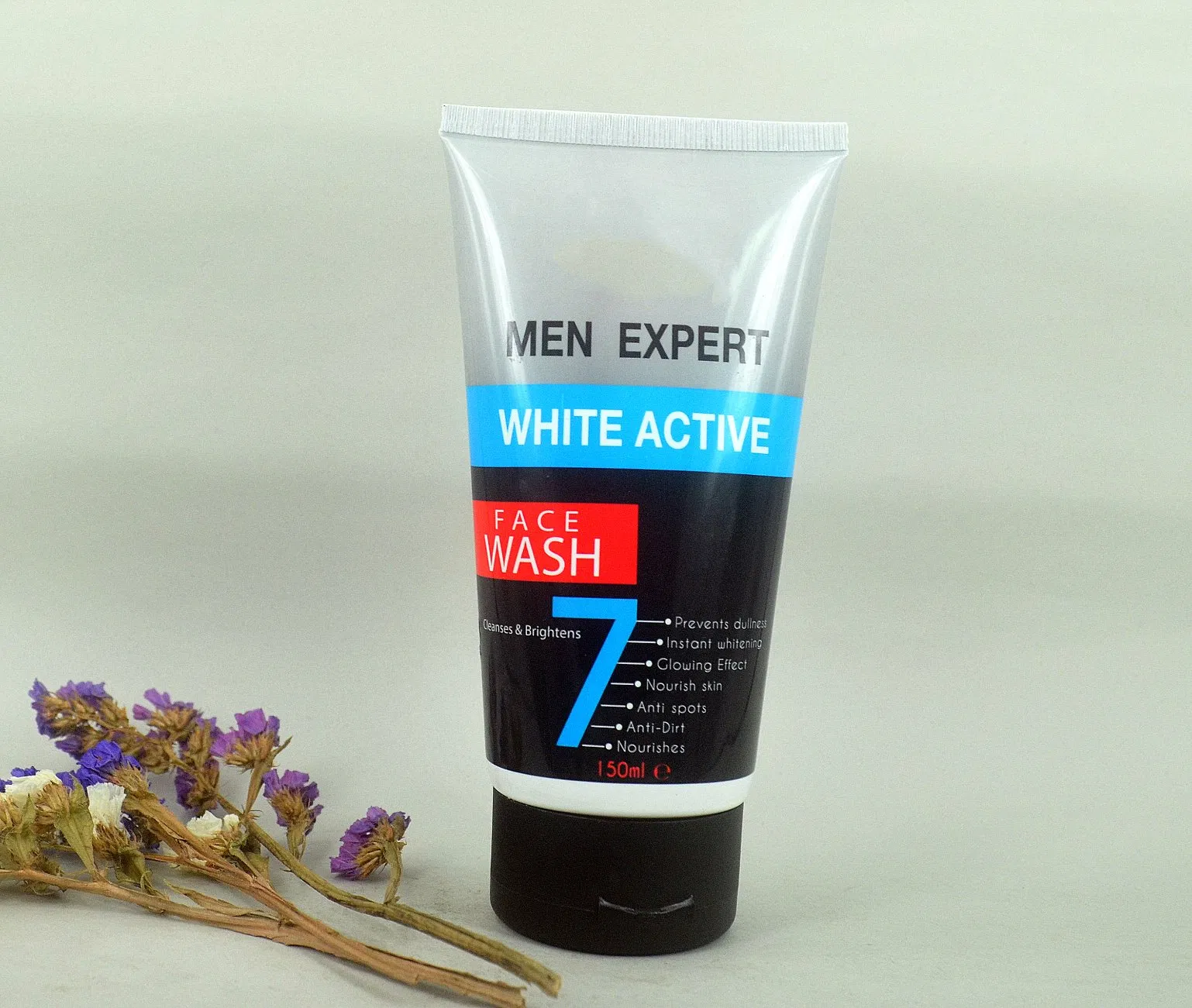 150ml Face Cream Men's White Active Face Cleanser Wash OEM/ODM