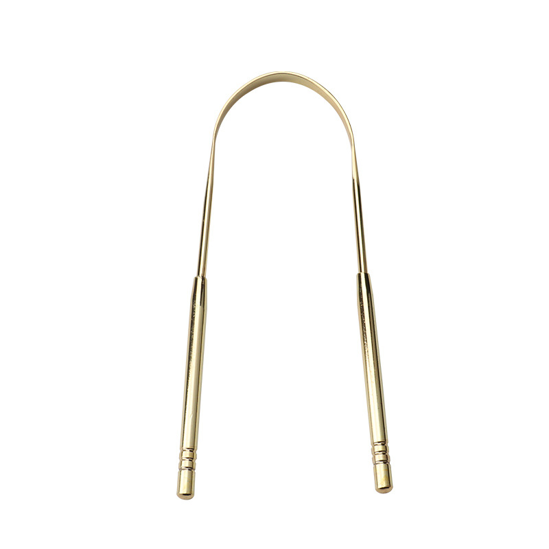 Amazon Hot Sale Professional Stainless Steel Tongue Scrapers Clean Scraper