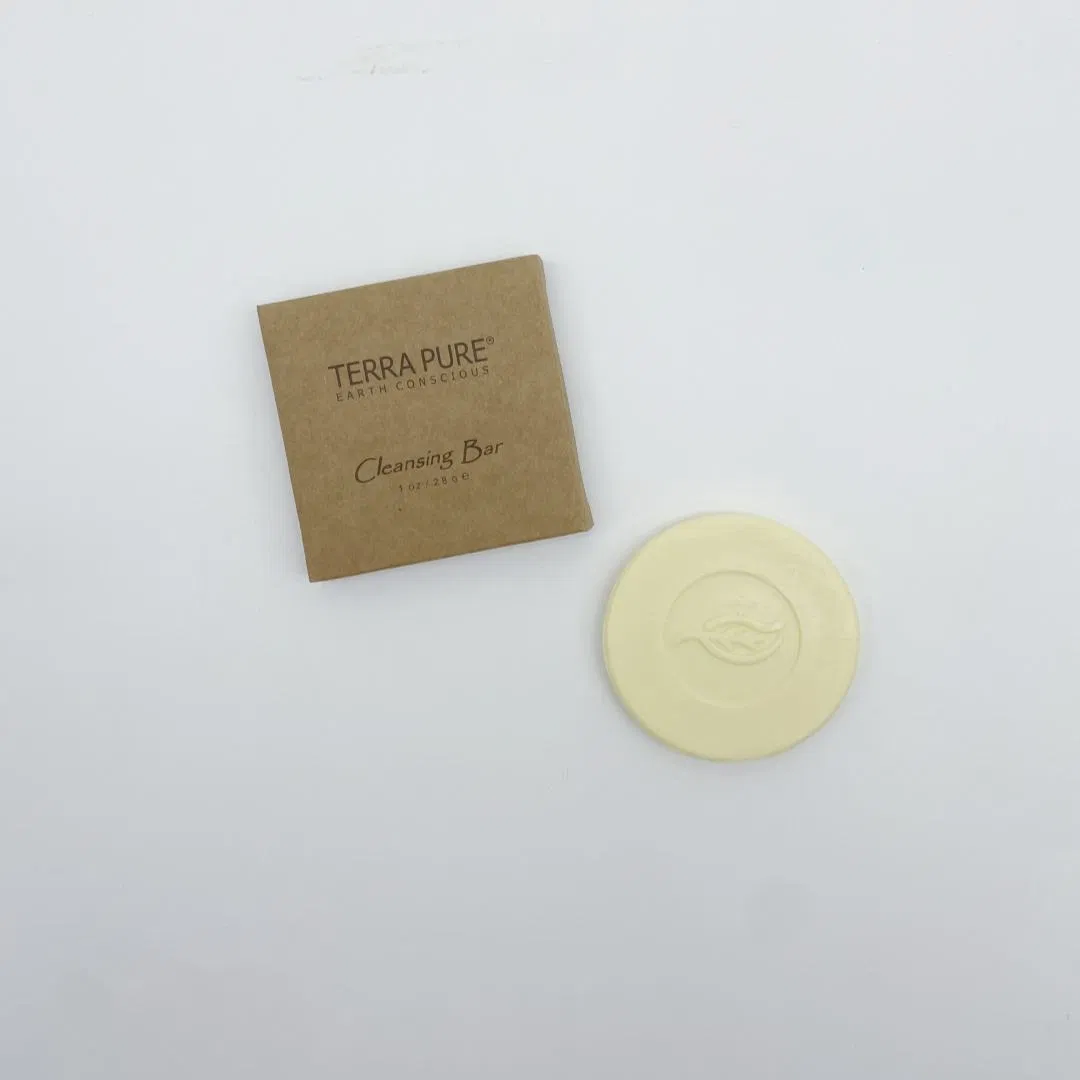 OEM Luxury Mini Hotel Soap Bar in Customized Kraft Paper Box