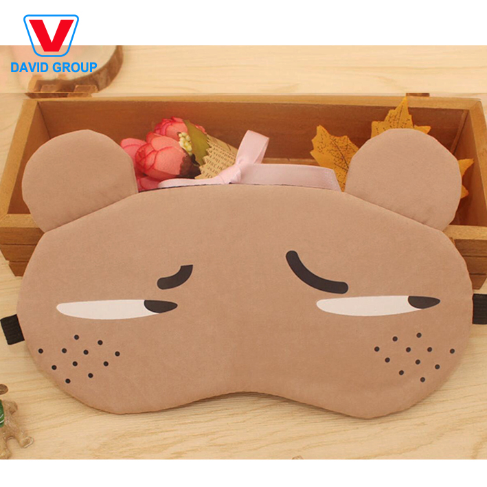 Promotional Products Sleep Eye Mask with Cartoon Pattern with Customized Logo