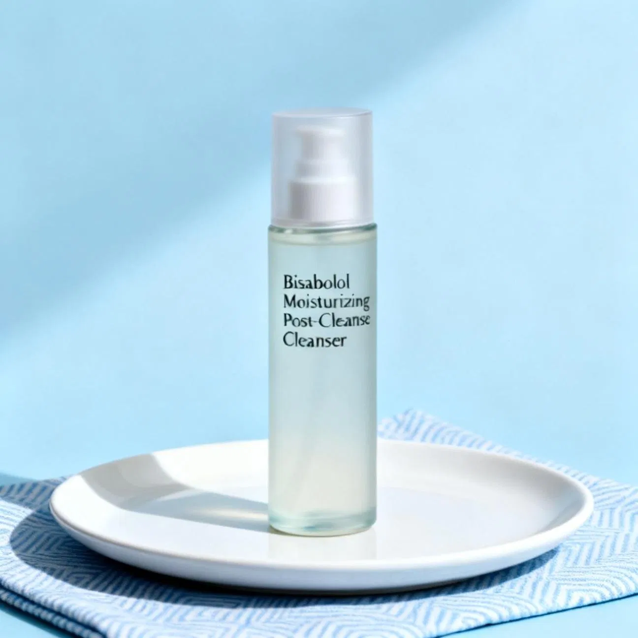 Smart Cleansing System and Nourishing Face Cleanser with Moringa Seed Extract and Bisabolol for Intelligent Makeup Removal