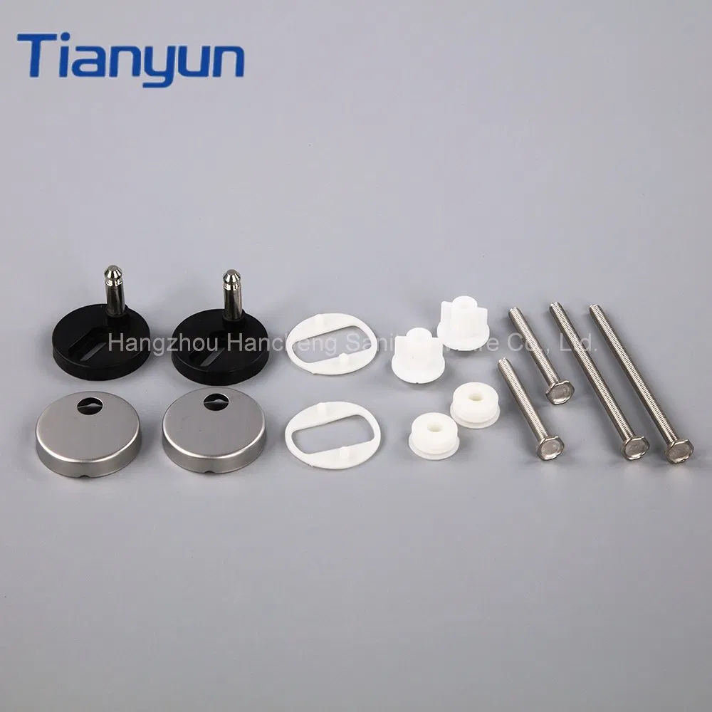 Plastic Toilet Seat Cover Hinge Fitting Quick Release Accessory Toilet Lid Fixings