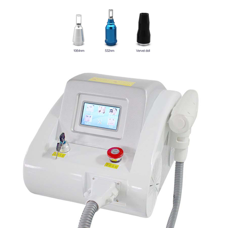 Q Switch ND YAG Laser Tattoo Removal Beauty Machine Pigments Removal 1064nm 532nm 1320nm
