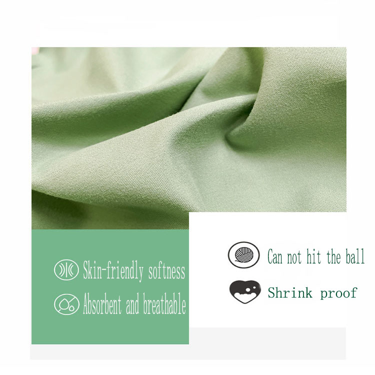 2024 New Pillowcase a Pair of Washed Cotton Solid Color Comfortable Soft and Simple Family Pillowcases for Home