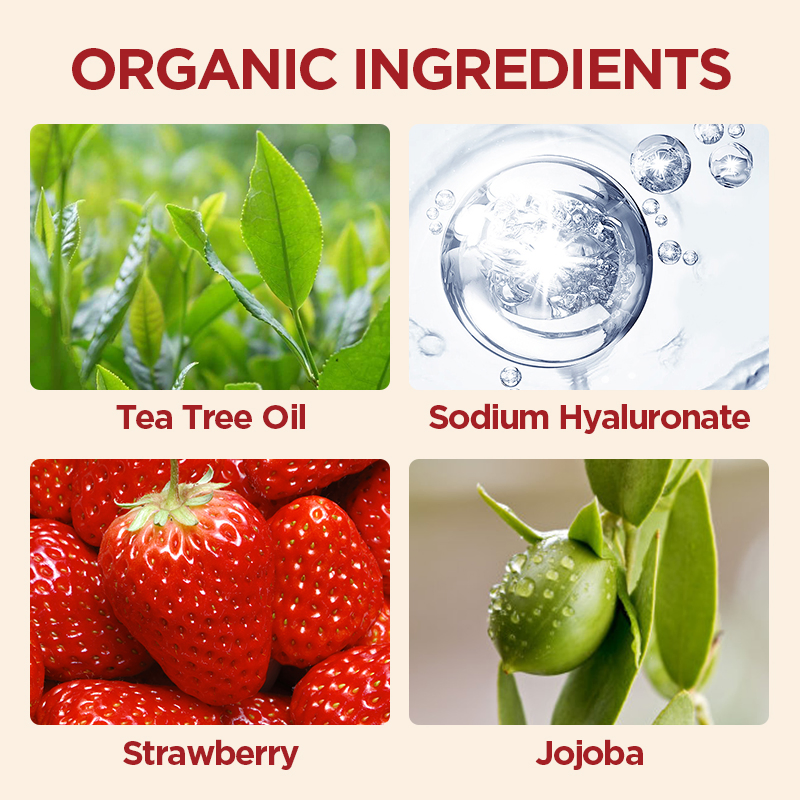 Natural Organic Korean Face Wash Cleansing Mousse Pore Moisture Oil Control Foaming Facial Cleanser
