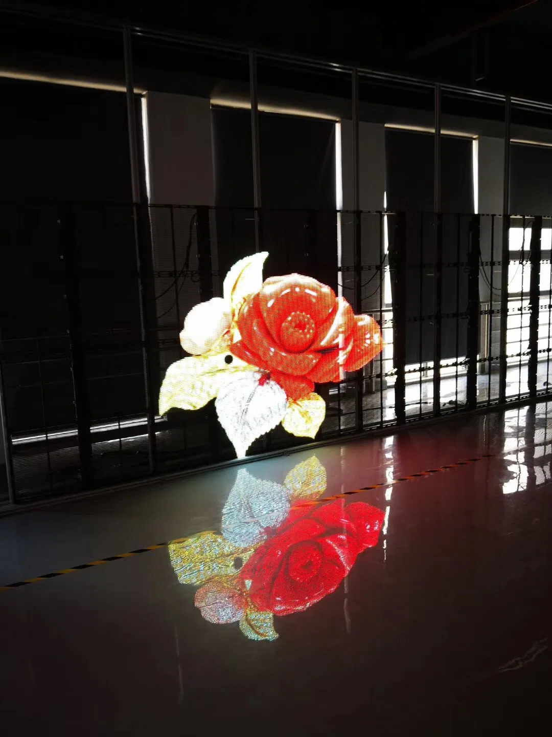 Super Bright Outdoor Commercial Advertising Rental Transparent LED Display Screen