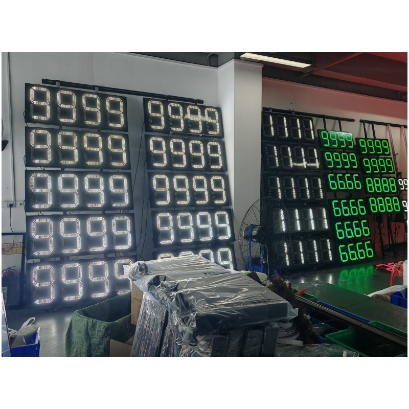 LED Display Price Gas Station with 7 Segment LED Display 10 Inch Digital Height Options