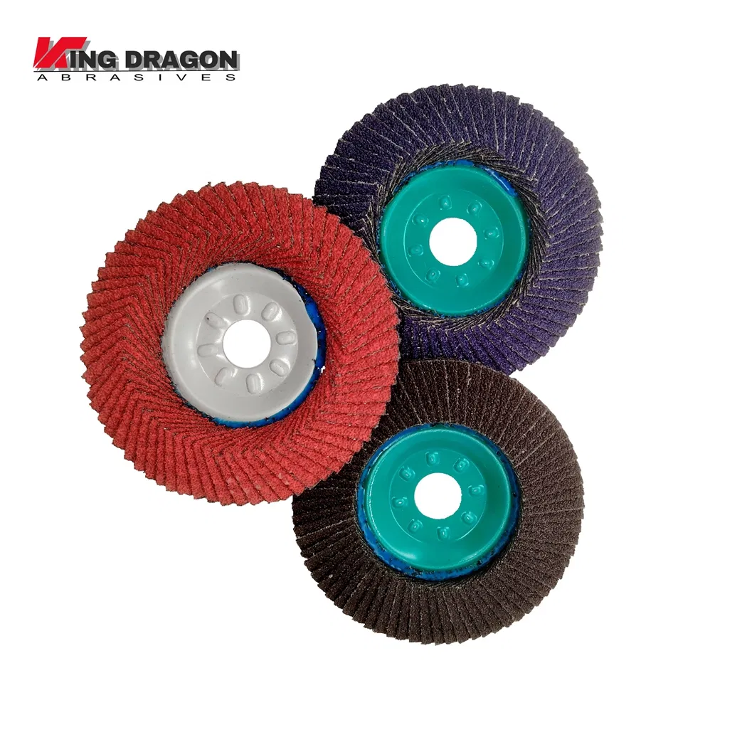 Лепестковый шлифовальный диск 125мм, коричневый электрокорунд