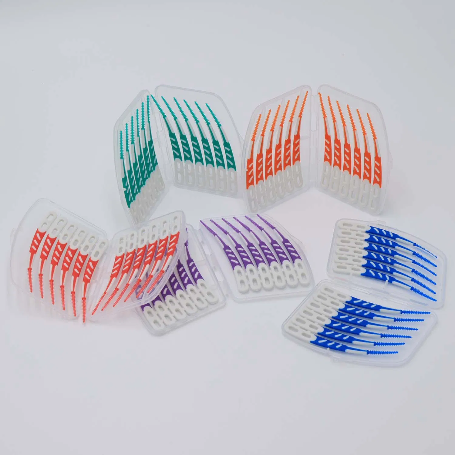 Clean Dead Corners Interdental Brush Lining Material 0.5mm Interdental Brush