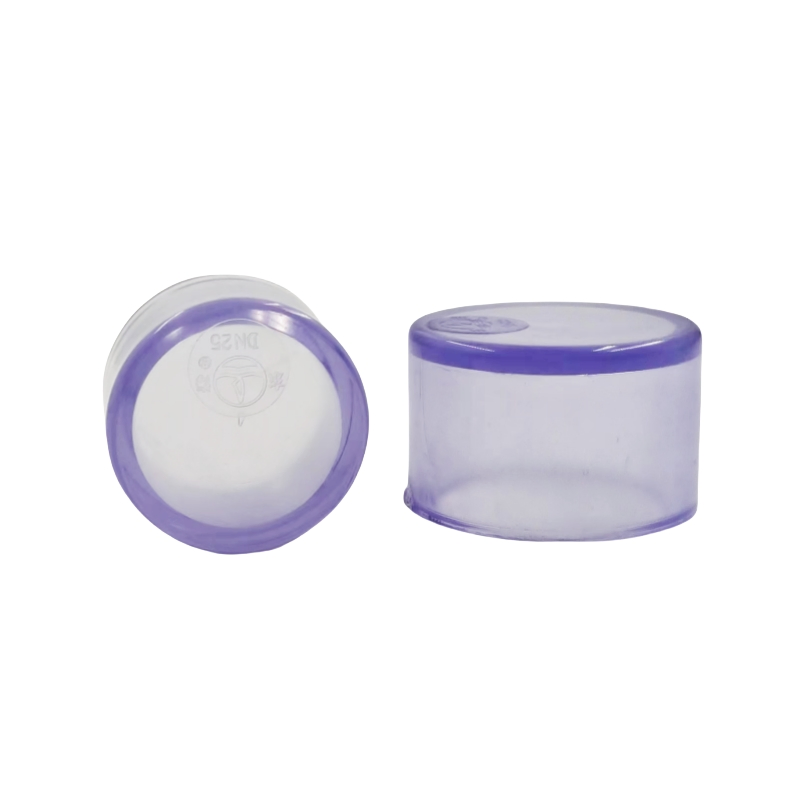 Transparent PVC Cap Fittings for Efficient Drainage Systems