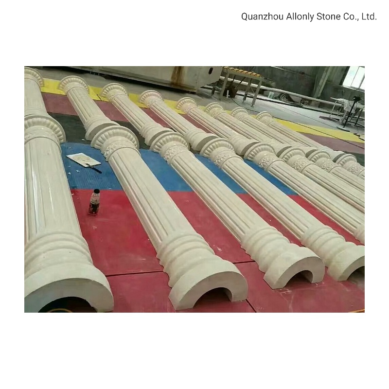 Wholesale Solid Marble Columns Stone Porch Pillars