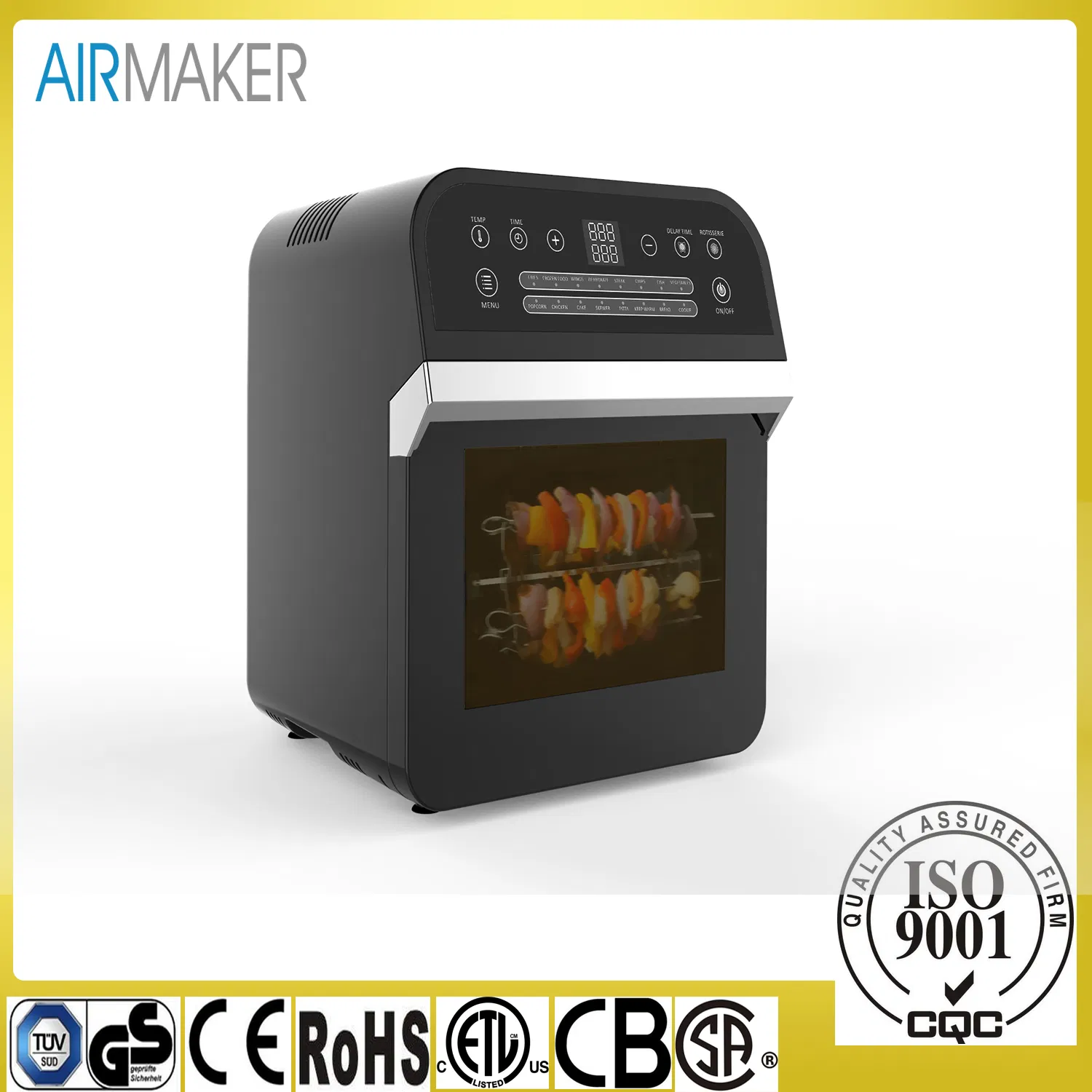 12L Digital Electric Air Fryer Oven Without Oil with GS/SAA/ETL