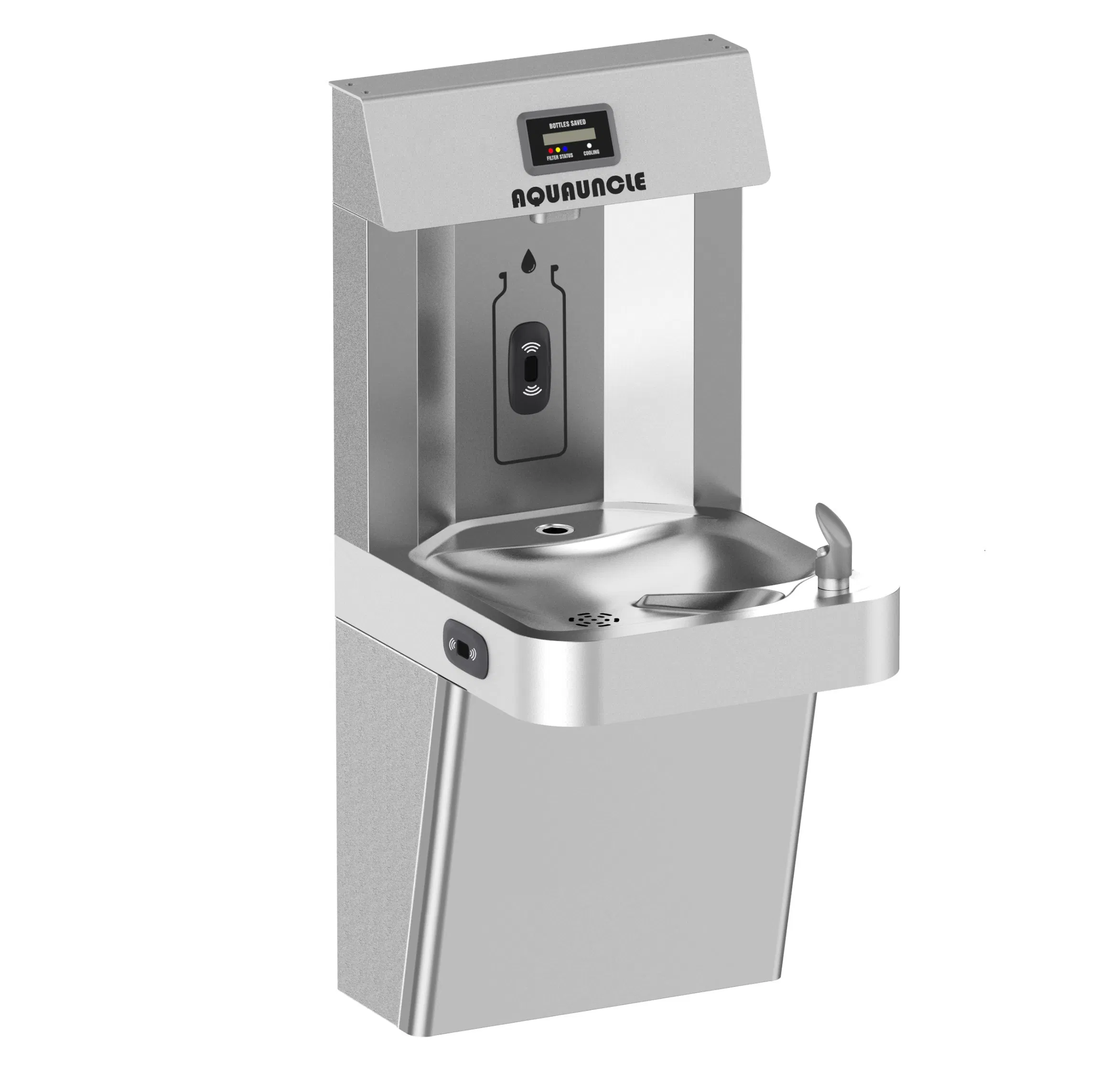 Aquauncle Hands Free Sensor Operated Drinking Fountains and Bottle Fillers