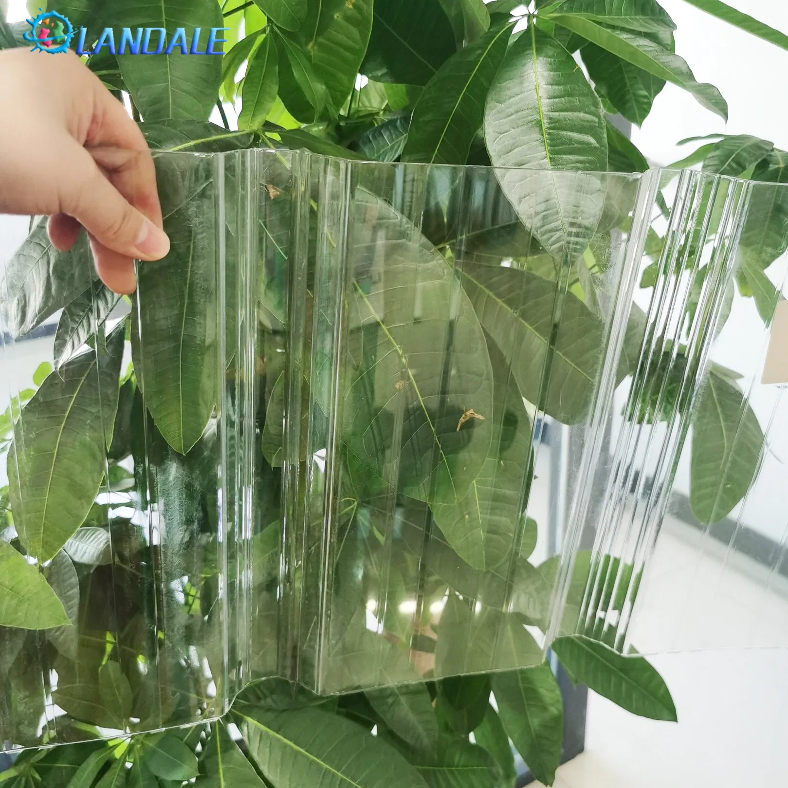 Install Simple Polycarbonate Corrugated Roof, Drip Proof Durable