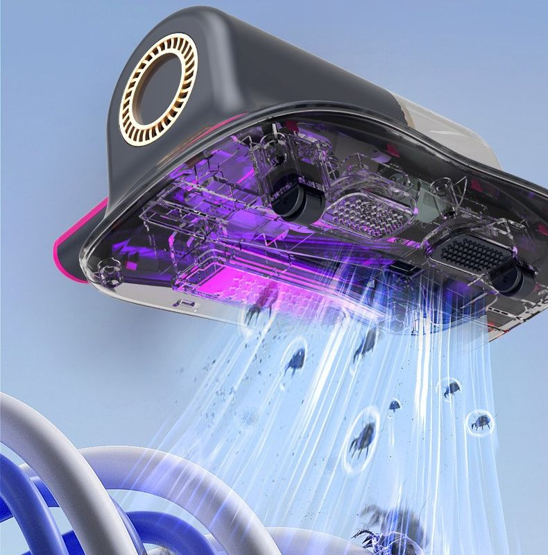New Wireless Handheld Mite Remover Vacuum Cleaner Portable 70W Cordless Vacuum Mite Remover