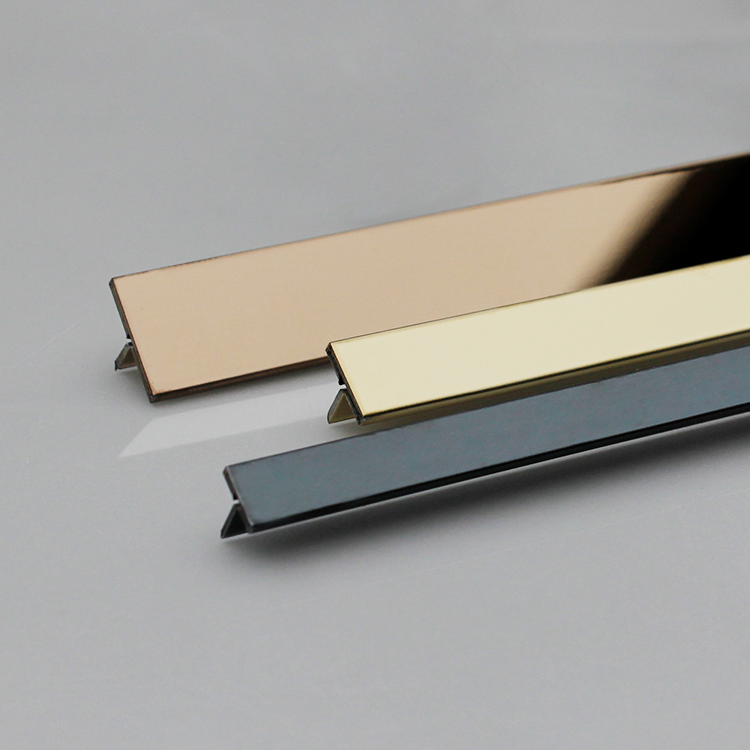 304 Gold Stainless Steel Profile for Decorative Building Floor Trim